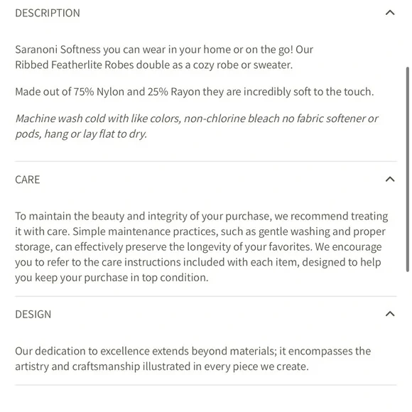 BNIB Saranoni Ribbed Featherlite Robe in Rosewood Size M - Picture 8 of 8